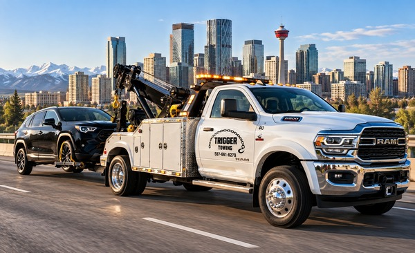 A improvise wrecker truck of Trigger Towing 01