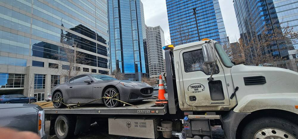 how to tow a luxury car safely with Trigger Towing & Recovery Ltd