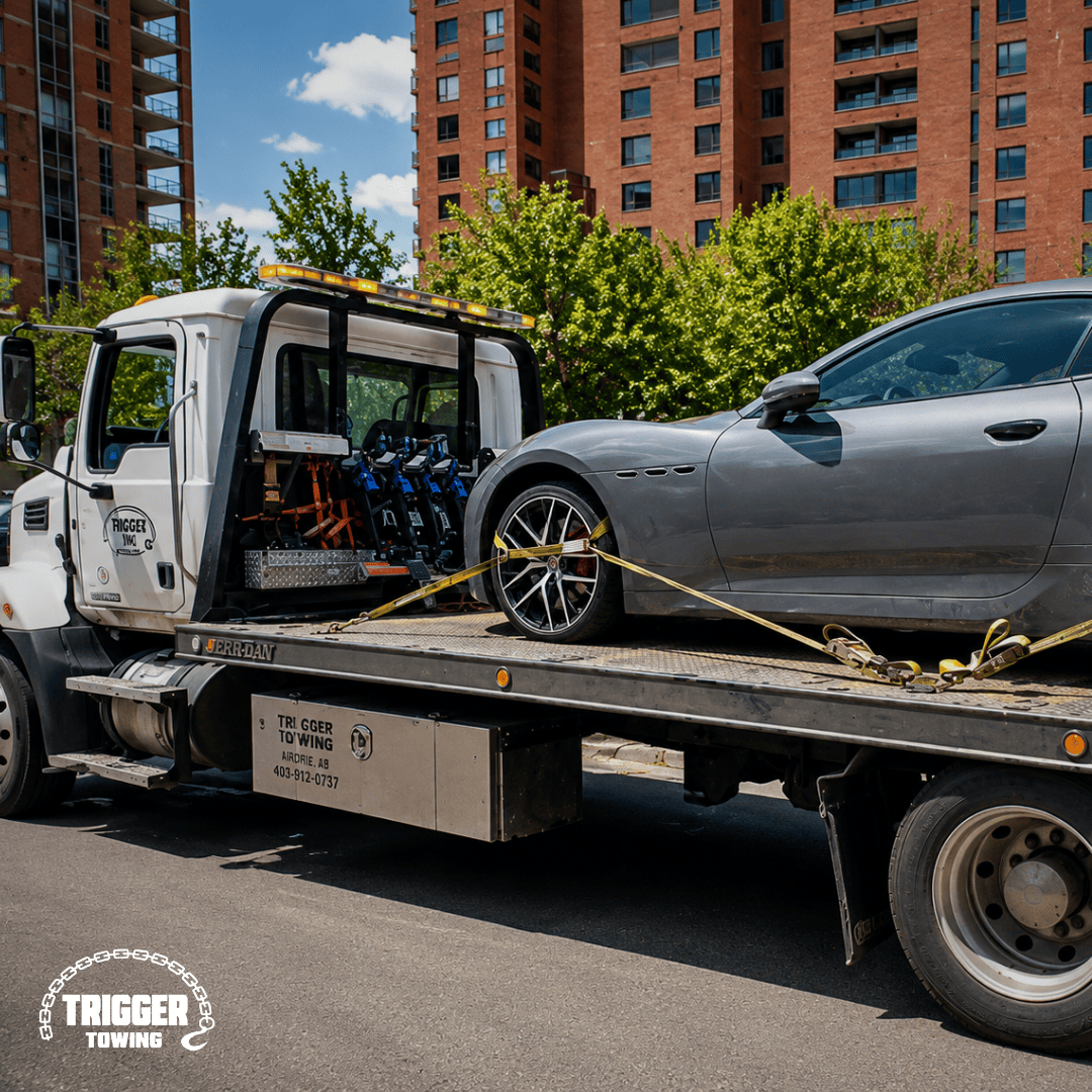 Wrecker Truck Services in Calgary and Airdrie 01 | Trigger Towing