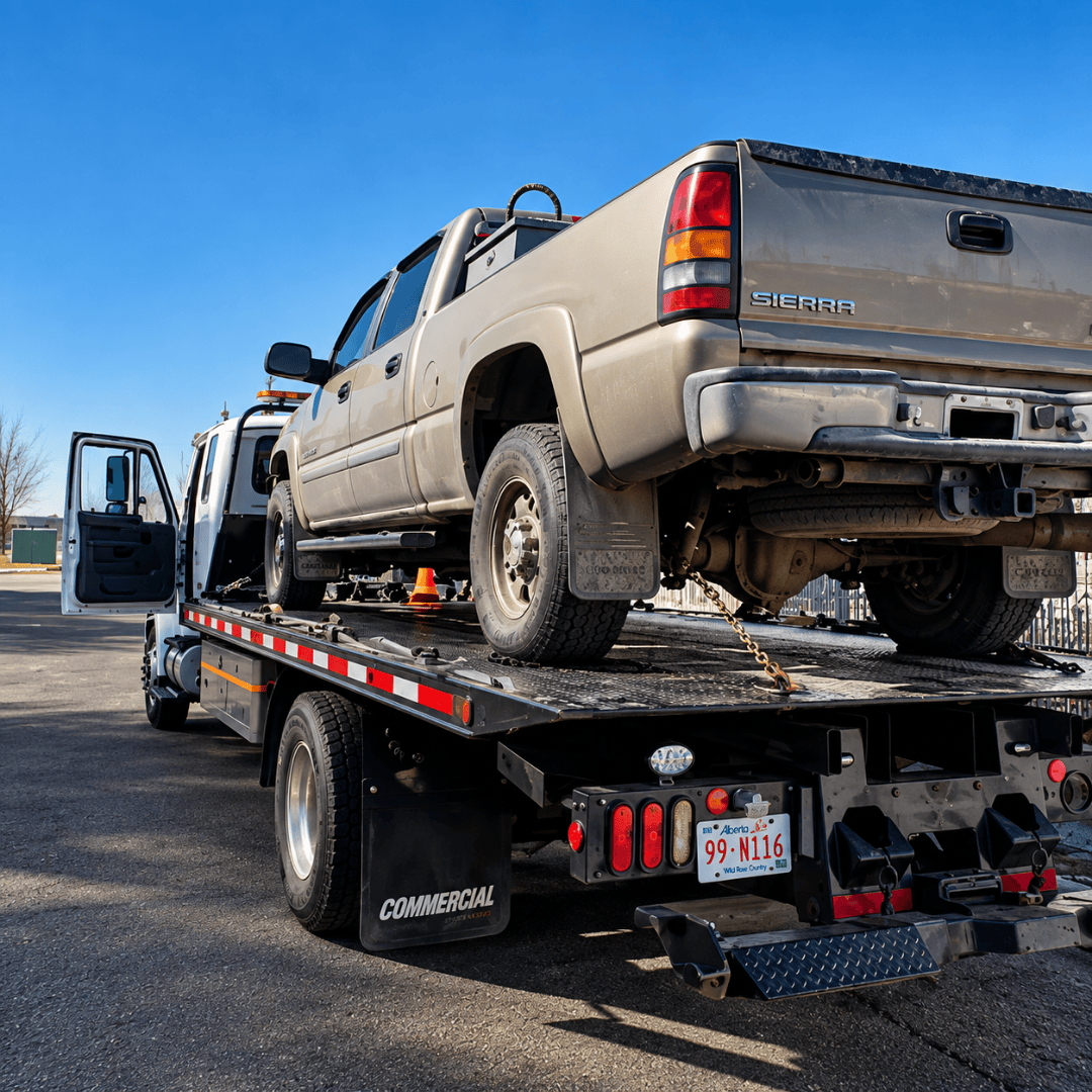 Wrecker Truck Services in Calgary and Airdrie 01 | Trigger Towing