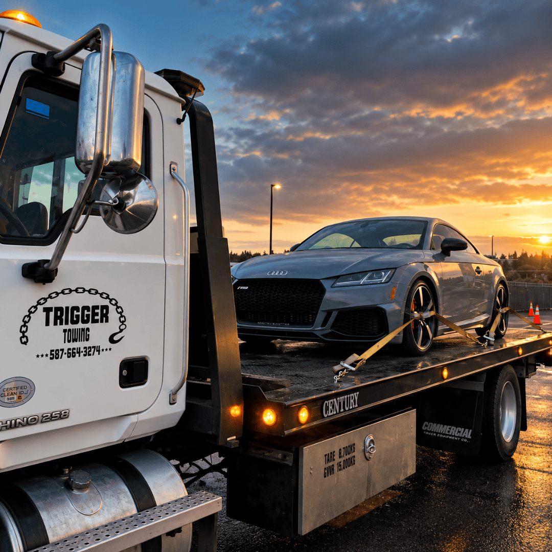 Wrecker Truck Services in Calgary and Airdrie 03 | Trigger Towing