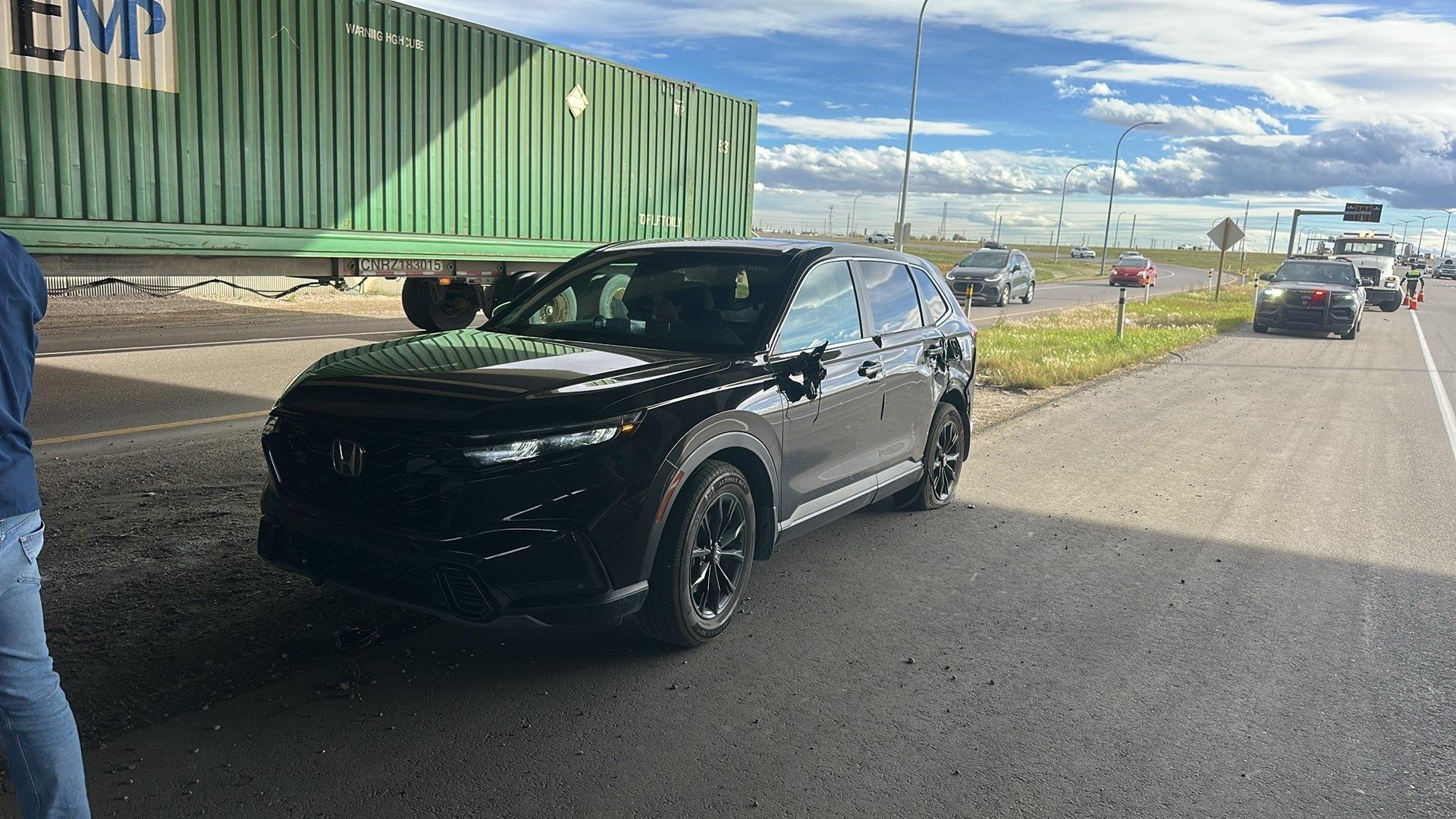 Roadside assistance for accident towing in Calgary